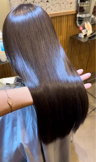 セミロング カラー パーマ ヘアアレンジ メンズ 🍀髪質改善 ケアカラーrootsのヘアスタイル