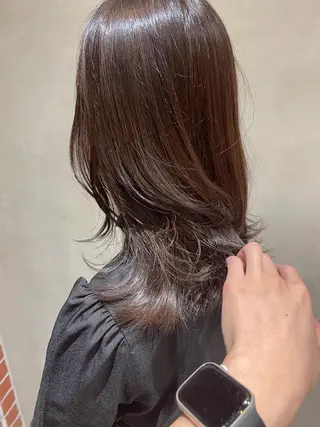 セミロング シンタニナオト /梅田茶屋町のヘアスタイル
