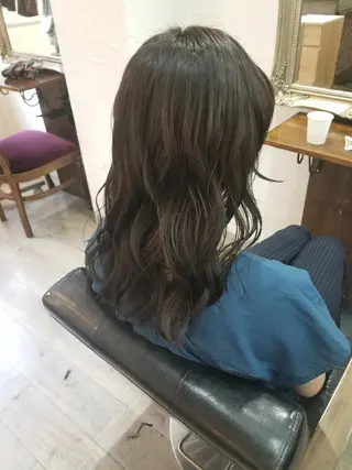 ミディアム カラー bathair  所属・bathair 持田侑祐のヘアスタイル