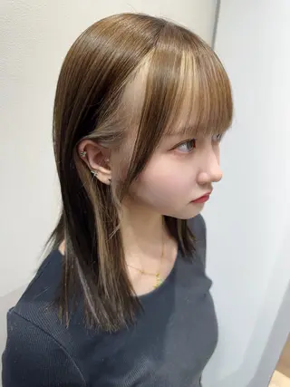 セミロング カラー Bleachi 大宮West所属・鈴木拓也 メンズカットのヘアスタイル