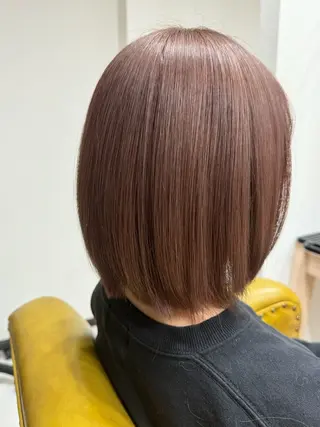 ミディアム カラー 大内 カオリのヘアスタイル