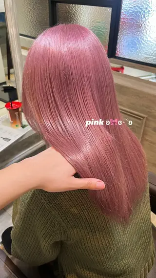 ミディアム カラー ブリーチなしダブル カラー/なぎ🦖ᩚのヘアスタイル