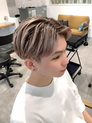 ショート メンズ 京都美容師 塩のヘアスタイル