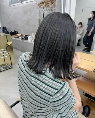 ミディアム カラー yiye 青山所属・無料カットモデル募集 🌱ひょうがのヘアスタイル