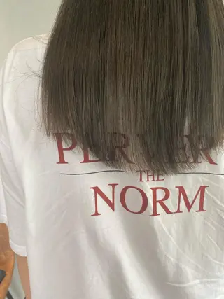 カラー AO所属・RISAKO 艶髪モテヘア🎀府中のヘアスタイル