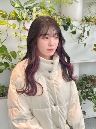 ロング カラー くさかみさき🌼暖色 /耳つぼ/オタク🌼のヘアスタイル