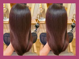 セミロング カラー 髪質改善/ハイトーン /茅ヶ崎/YUKAのヘアスタイル