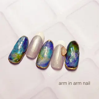 ネイル arm in arm ︎✿Yamamotoのマツエク・マツパデザイン