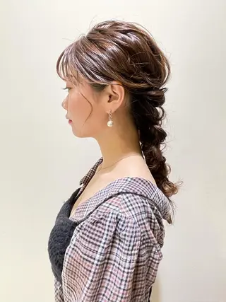 ヘアアレンジ 資生堂サロン&スパ大阪所属・黒田恵里香ショート カットモデル募集中のヘアスタイル