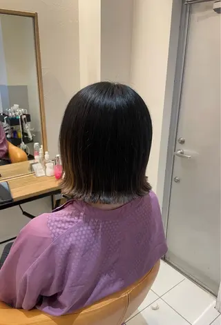 ミディアム 🪸暖色艶カラー/ shiori🫧のヘアスタイル