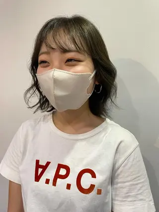 ショート カラー silo所属・silo MOKA 顔周りカット🦦のヘアスタイル