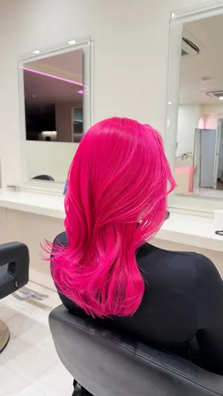 ロング ️🫧 AINE 🫧ハイトーンカラーのヘアスタイル