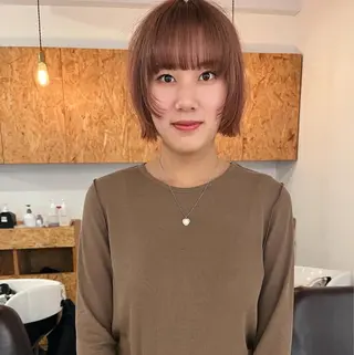 ショート 暖色/パーマ 🌼クニトウメイのヘアスタイル