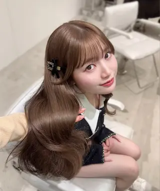 ロング 𝑀𝐼𝐾𝑈🤍 SALOWIN銀座のヘアスタイル