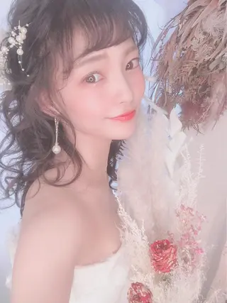 セミロング ヘアアレンジ Achieve 三ノ宮のヘアスタイル