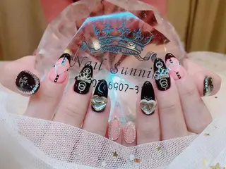 カラー 長さだし専門店 M2　rikaのネイルデザイン