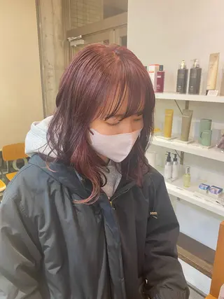 ミディアム カラー OLSEN D.B.A BALLOON HAIR所属・さとう あやかのヘアスタイル