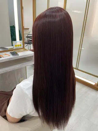 ロング カラー 中田 瞳真のヘアスタイル