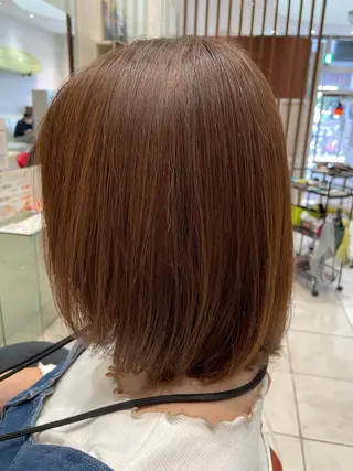 ミディアム カラー 平岡 成介のヘアスタイル