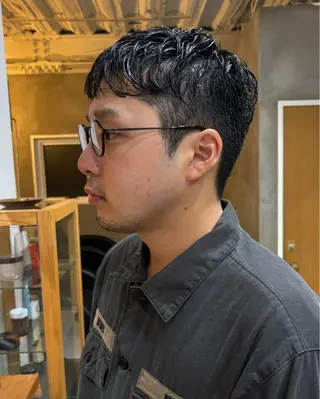 ショート メンズ 渋谷/原宿/メンズ/ コヤマトモヤのヘアスタイル