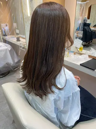 ロング カラー 店長/mao/ 前髪/顔周りカットのヘアスタイル