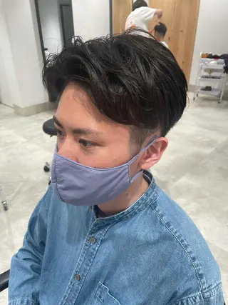 ショート カラー パーマ ヘアアレンジ メンズ パーソナルカラー合わ せたカラー🤍なつみのヘアスタイル