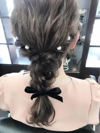 ロング ヘアアレンジ 沢田 瞳のヘアスタイル