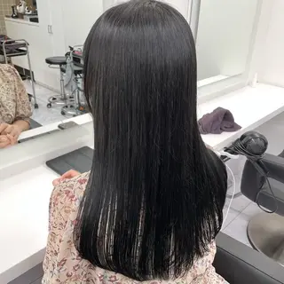 ロング カラー ヘアアレンジ 韓国レイヤー&ピンク 艶髪🩶maikoのヘアスタイル