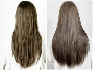 ロング ブリーチなしダブル/ レイヤーカット 小棹のヘアスタイル