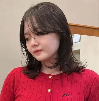 ミディアム tete nico所属・似合わせ/ヘアカラー nanami🌸のヘアスタイル