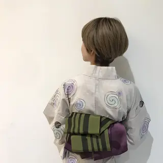 ミディアム 似合わせ艶髪カラー ❤️ハダユミのヘアスタイル