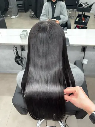ロング カラー 髪質改善/韓国 ﾚｲﾔｰ/店長/原島のヘアスタイル