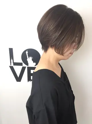 ショート ✂️小顔カット✂️ 山本有紀のヘアスタイル
