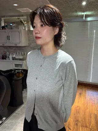 ショート カラー パーマ mai / linoah˚✧のヘアスタイル