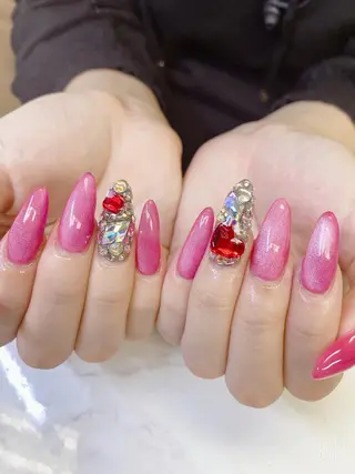 ロング JNA認定講師🌸 RIEのネイルデザイン