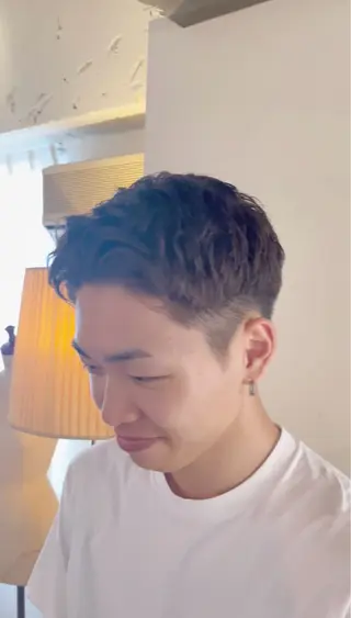 ショート メンズ 戸井 悠斗のヘアスタイル