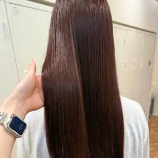 ロング カラー ヘアアレンジ キヨミ 韓国レイヤーカットのヘアスタイル