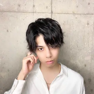 メンズ メンズブリーチカラー /パーマ ごーた立川のヘアスタイル