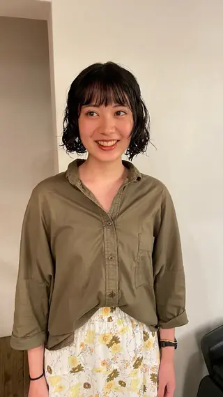 ミディアム パーマ 原宿/ケパーマ 🧺ユウマのヘアスタイル