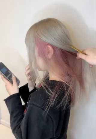 ロング カラー 新潟メンズパーマ⚽️ 髙井　陽のヘアスタイル