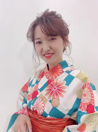 ヘアアレンジ 星 沙織のヘアスタイル