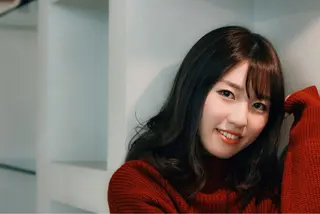 セミロング カラー パーマ 川間 将彦のヘアスタイル