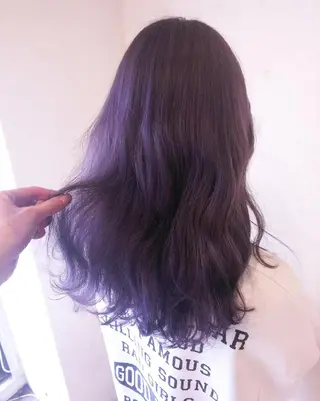 ロング カラー JIL BLAN 京都所属・RU RIのヘアスタイル