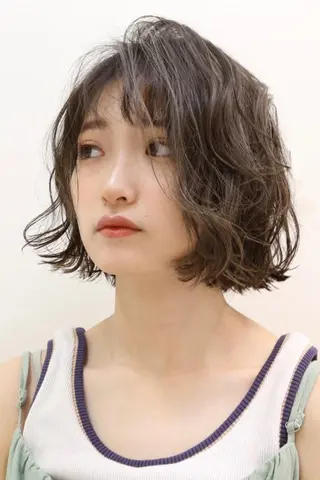 ショート 淡路上新庄/髪質改善 .艶カラー/野口春貴のヘアスタイル