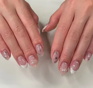 ミディアム nina beautyのネイルデザイン