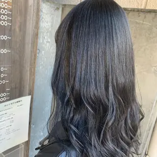 セミロング カラー AOI✩⡱ y2kネイルのネイルデザイン