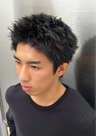 パーマ メンズ 🍐シャドウパーマ メンズ特化/守岡🍐のヘアスタイル