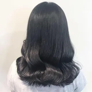 セミロング カラー knock【ノック】所属・烏丸韓国ヘア🇰🇷 ayaka🎀のヘアスタイル