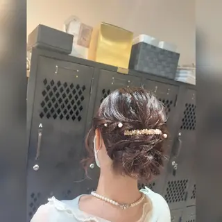 ヘアアレンジ あかね☆ヘアアレンジ /ボブ/縮毛矯正のヘアスタイル