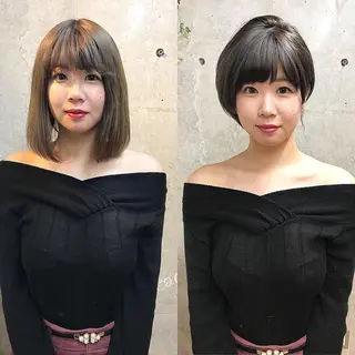 ショート カラー cachecache所属・及川 光のヘアスタイル